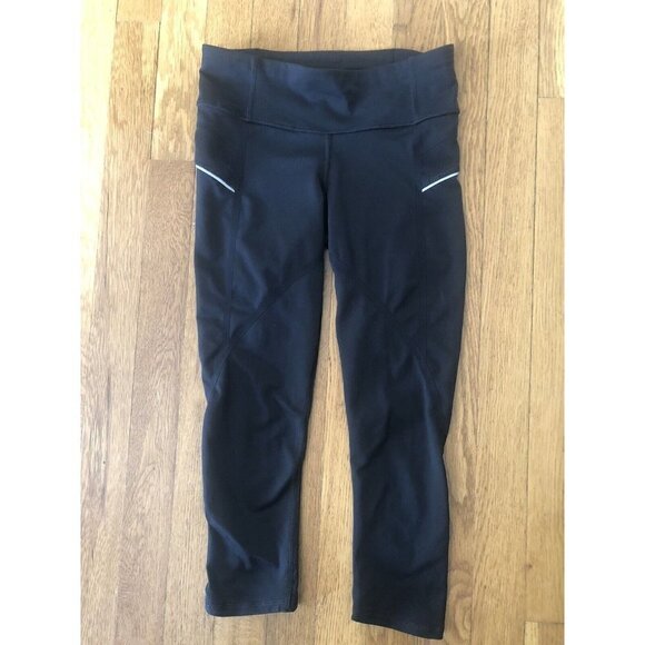 Athleta Womens Size XXS Stride Capri Leggings Black - Picture 1 of 5